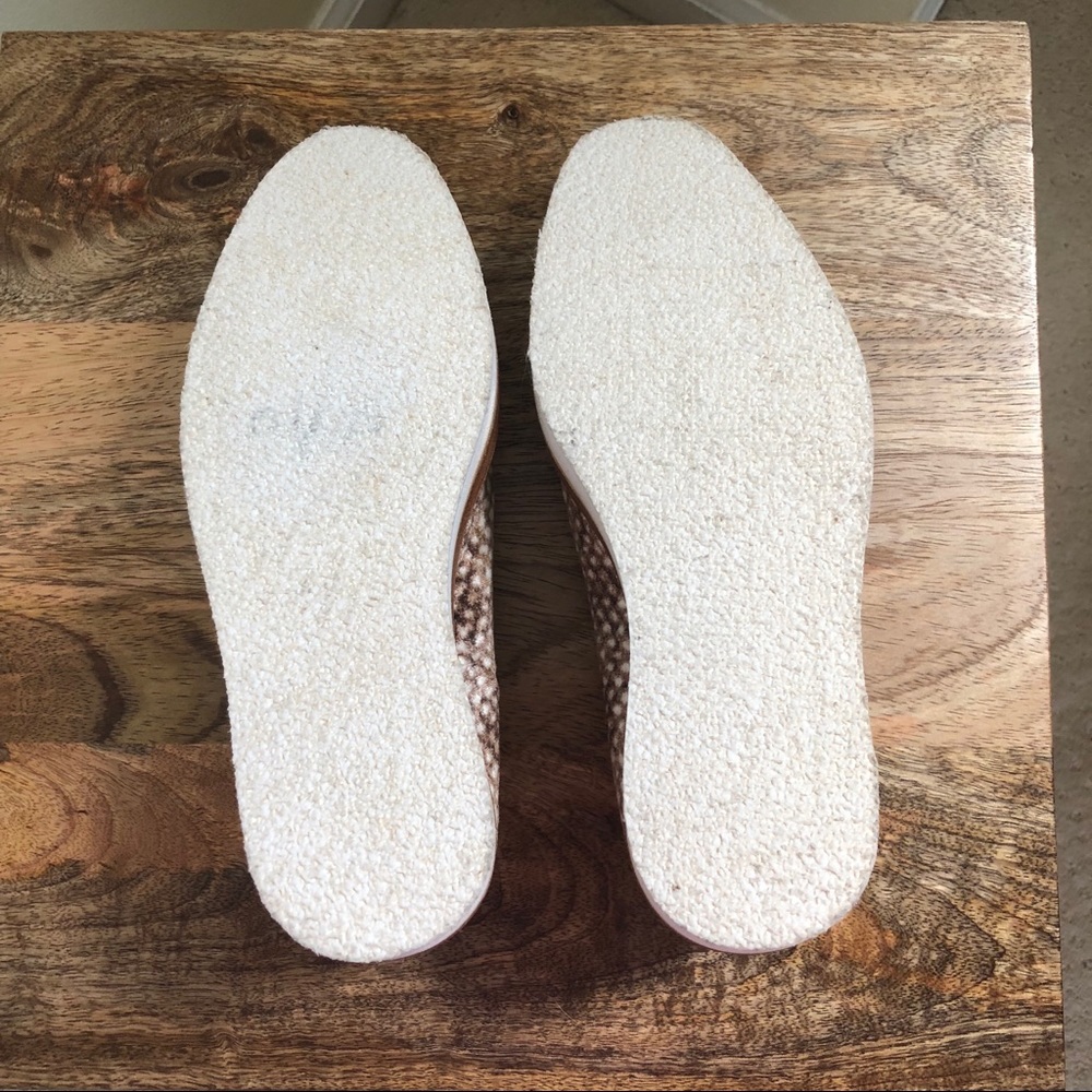 Free People Brown White Snake Eyes loafers 36 - Picture 7 of 8